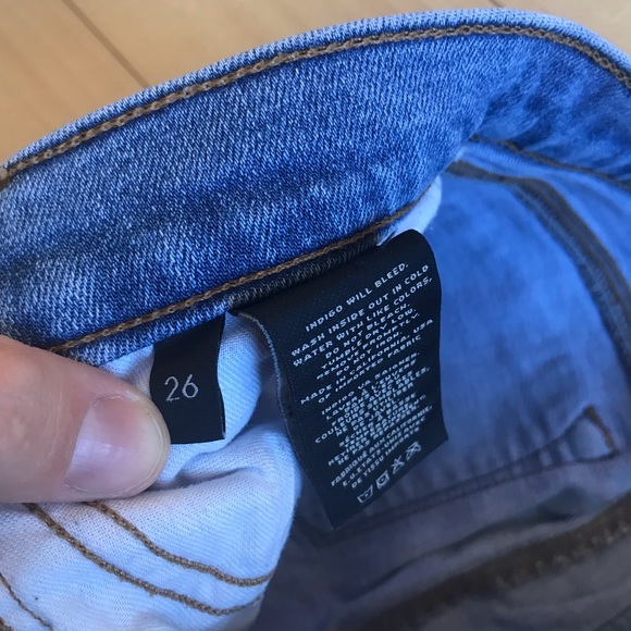 J brand light blue skinny jeans crop Capri dropout - Picture 4 of 5